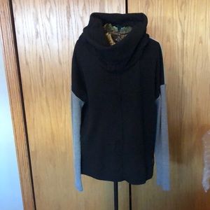 Calvin Klein performance long sleeve top with cowl